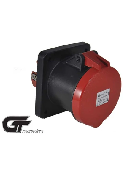 Tp Electric 3133 322 1699 5X63A IP44 Makine Prizi (Düz) (100X107) ürün görseli 1