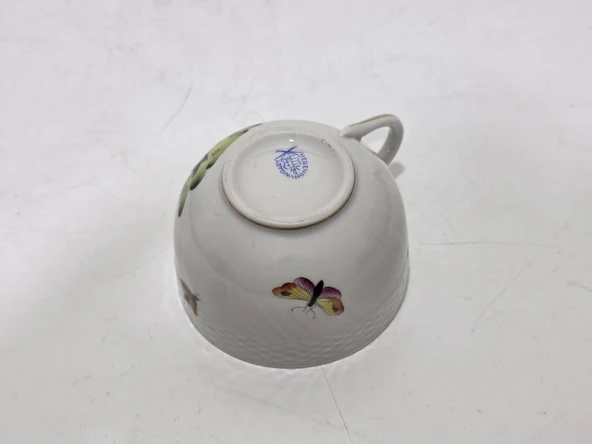 Herend 1726-2 El Boyama Porselen Çay Fincanı - 6