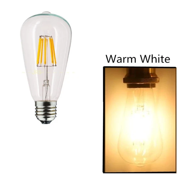 Cata CT-4353 Edison LED Ampul 8W E27 Duy Günışığı 3200K Rustik Filament - 2