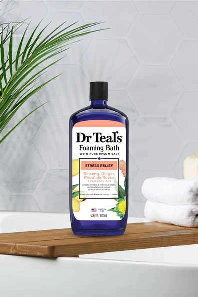 Dr.Teals Stress Relief Banyo Köpüğü 1000ML - Resim 8
