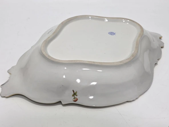 Herend 7515 Kraliçe Victoria VBO El Boyama Porselen Dekoratif Tabak - 8