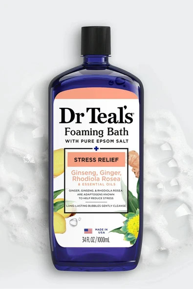 Dr.Teals Stress Relief Banyo Köpüğü 1000ML - Resim 7