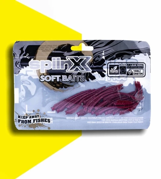 Spiinx Sandworm Lrf Silikon 6Cm 18P Renk: Bukalemun Pellet ürün görseli
