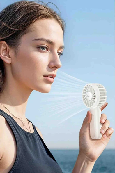 Hoco HX60 Nimble El Tipi ve Masaüstü Soğutucu Fan - Resim 6