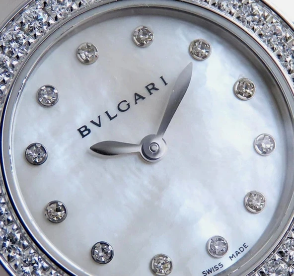 Bvlgari Saat, 33MM Sedef Saat, Bvlgari Sedef Otomatik Kadın Saati Model BBL33WSDS - 5
