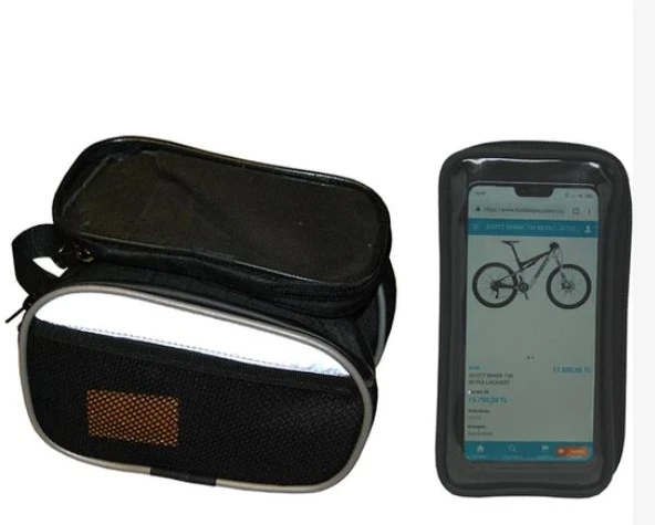 GROX KADRO ÜSTÜ HEYBE ÇANTASI SİYAH ürün görseli