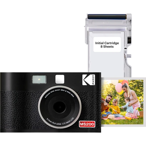 Kodak Mini Shot 2 Era - Siyah Filmli Fotoğraf Makinesi