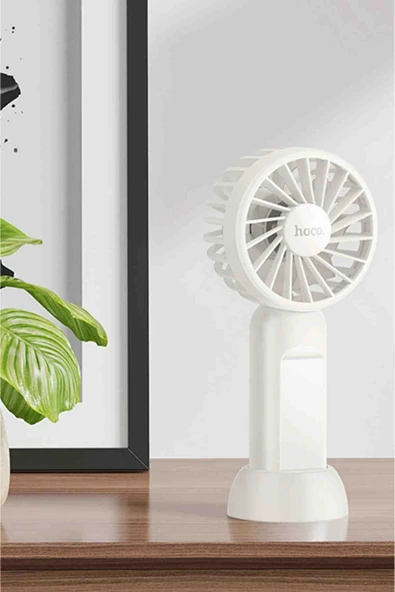 Hoco HX60 Nimble El Tipi ve Masaüstü Soğutucu Fan - Resim 5