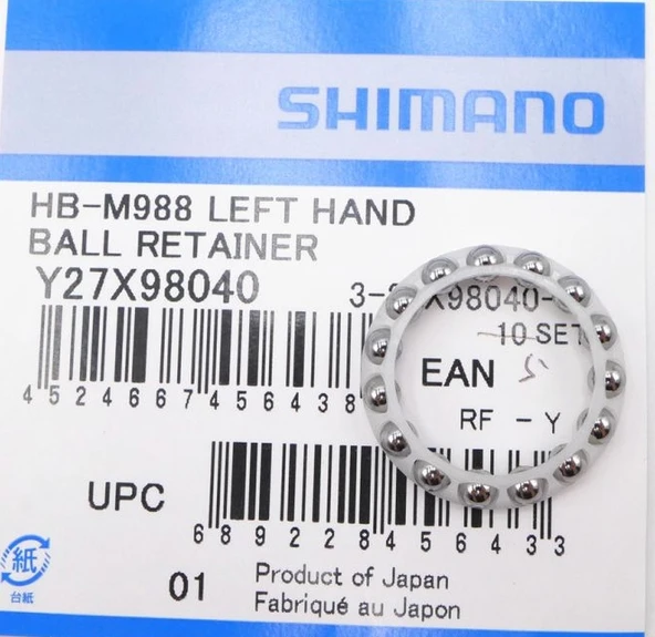 SHİMANO BEARING FH-M988 BALL RETAINER 5/32"X15 ürün görseli