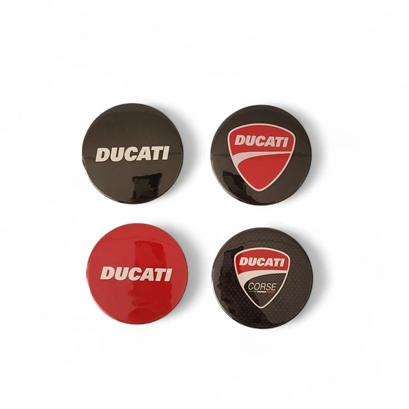 Motosiklet Rozet Set 2 Ducati 4'lü Rozet