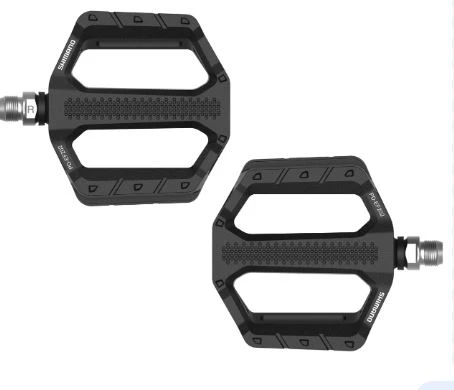 SHİMANO Pedal Düz Alüminyum PD-EF202 SİYAH - Resim 2