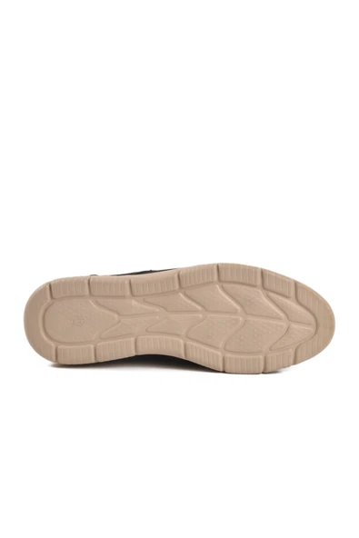 Ayakmod Siyah Nubuk Hakiki Deri Erkek Casual Ayakkabı D2302 M - Resim 5