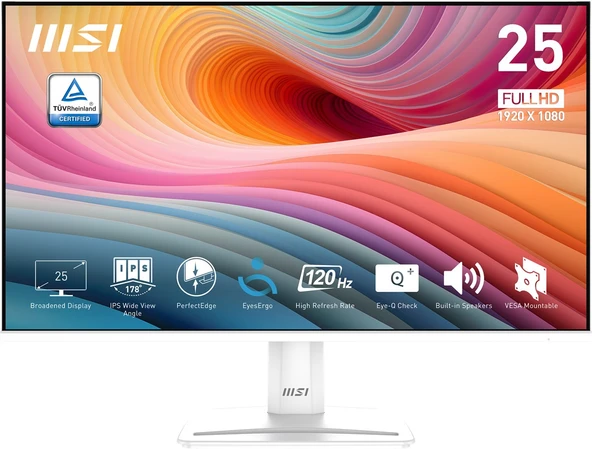 24.5 MSI PRO MP251W E2 IPS FHD 1MS 120HZ - 2