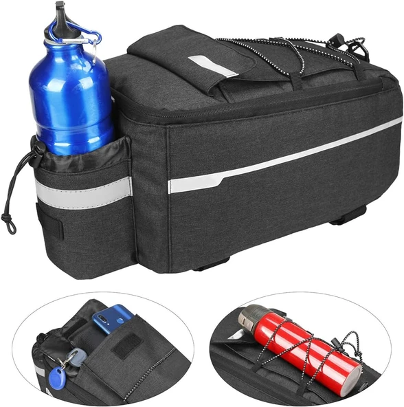 XBYC 804 SULUKLU BAGAJ ÇANTASI SİYAH ürün görseli