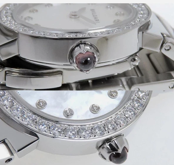 Bvlgari Saat, 33MM Sedef Saat, Bvlgari Sedef Otomatik Kadın Saati Model BBL33WSDS - 4