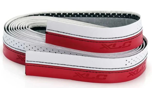 XLC GRT04 Dikişli Gidon Bandı - Beyaz/Kırmızı - Resim 2