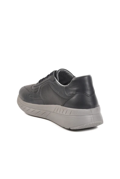 Ayakmod Lacivert Hakiki Deri Erkek Casual Ayakkabı C1050 M - Resim 4