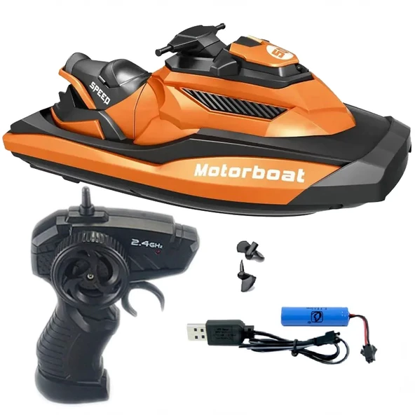 Motorboat 2.4 Ghz Kumandalı Full Fonksiyon Jet Ski - S00003328