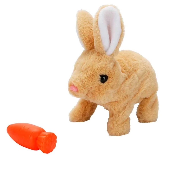 Sesli ve Hareketli Peluş Tavşan - 2