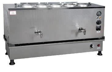 Anka Inoks Pro Kompakt Full Otomatik Çay Makinası Paslanmaz 5 Demlikli 50 Litre Elektrikli Tüplü