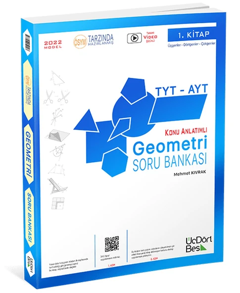 Üçdörtbeş TYT-AYT Geometri Soru Bankası