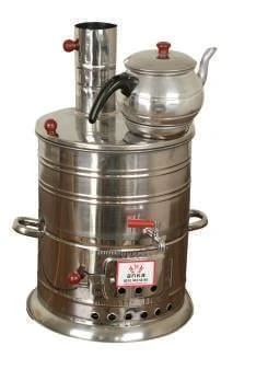 Anka Odunlu 2Demlikli  20Litre Paslanmaz Semaver