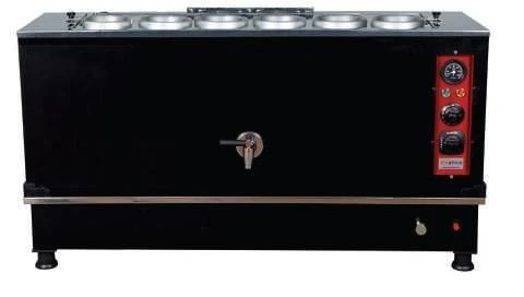 Anka Pro Kompakt Full Otomatik Çay Makinası 6 Demlikli 60 Litre Siyah Elektrikli Doğalgazlı ürün görseli 1