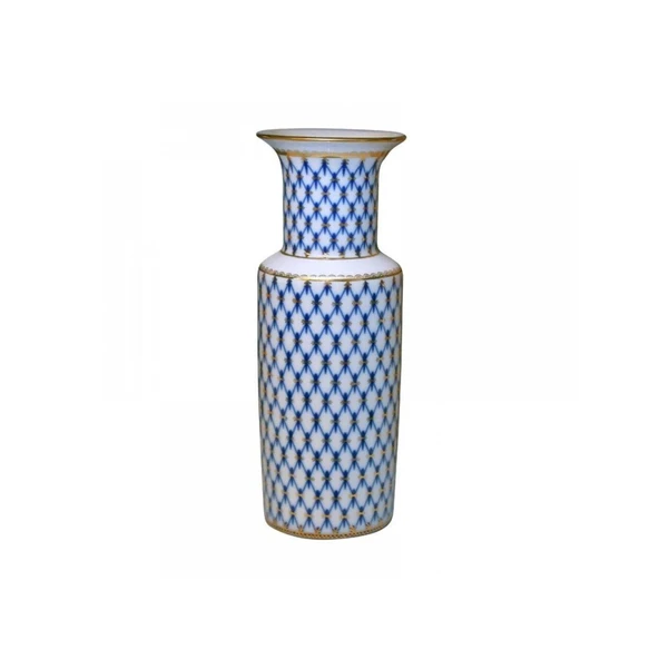 Imperıal Porselen Cylinder Cobalt Net Vazo ürün görseli