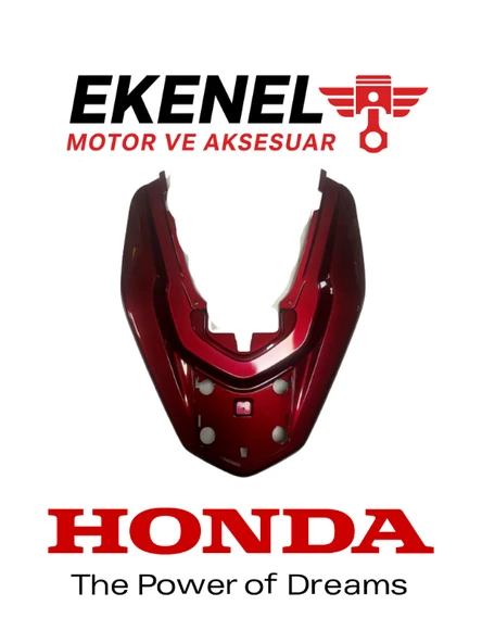 Honda PCX 125 (2018–2020) Arka Çeki Kapağı Büyük Kırmızı Orijinal