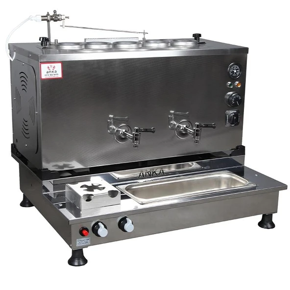 Anka Pro Plus Otomatik Çay Kazanı 5 Demlikli 50 Litre Inox Elektrikli Tüplü ürün görseli