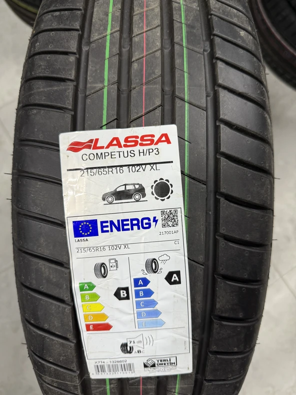 LASSA / 215/65R16 (COMPETUS H/P3) 2025 YAZ LASTİĞİ