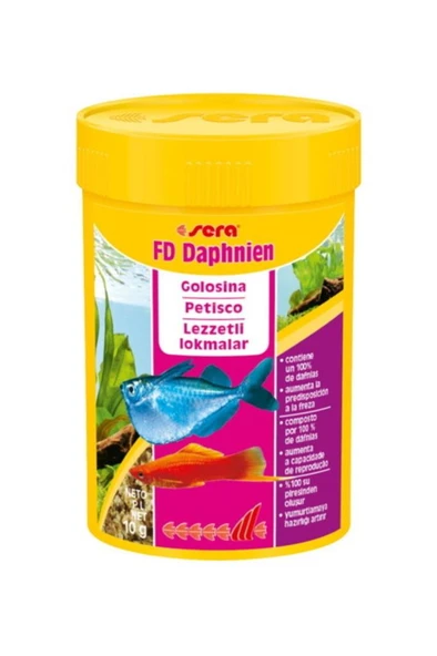 Sera FD Daphnien (su piresi) Balık Yemi 100 ML