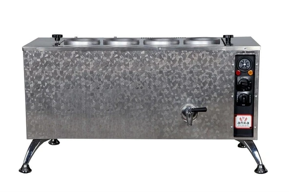Anka Pro Elektrikli Inoks Full Otomatik Çay Kazanı 4 Demlikli 40 Litre Paslanmaz ürün görseli