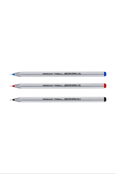 Pensan Pe01003Tkki Tükenmez Kalem, Kırmızı 12'li