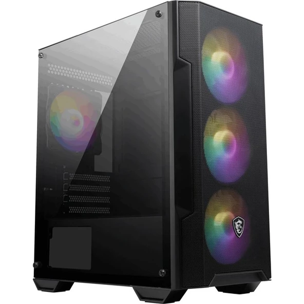MSI 500W MAG FORGE M100A Gaming Mid-Tower PC Kasası - 1