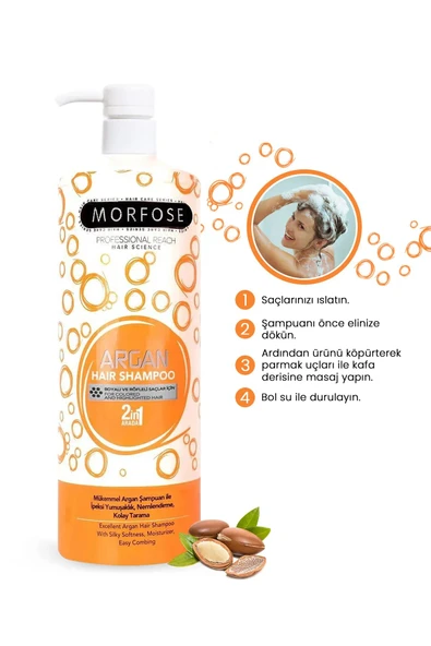 Argan Şampuan 1000 ML - Boyalı Saçlar İçin - 3