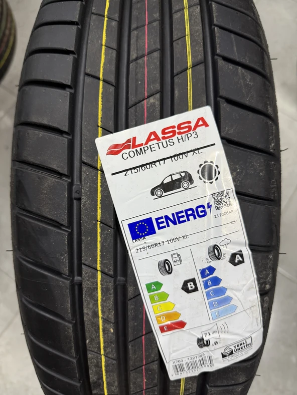 LASSA / 215/60R17 (COMPETUS H/P3) 2025 YAZ LASTİĞİ
