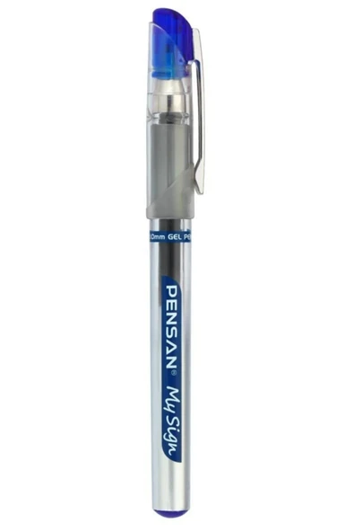 Pensan 6030 My Sign Jel Roller Kalem 1,0 Mm Imza Kalemi Mavi (12 Li Paket) - 2
