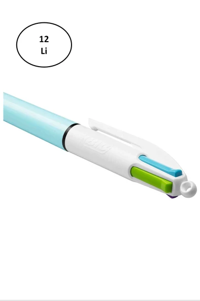 Bic Tükenmez Kalem Fun Mekanizmalı 4 Renk 12'li - 2