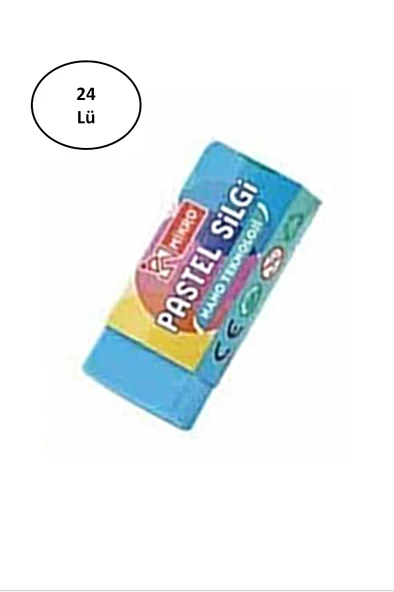 Mikro Pastel Silgi (2b-24p) 24'lü - 3
