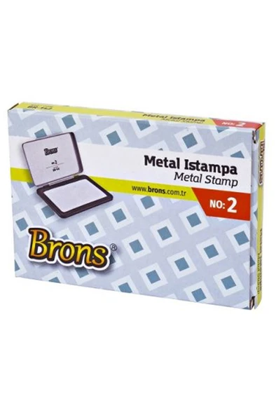 Brons Metal Istampa No.2 8,5X12 Cm - 2