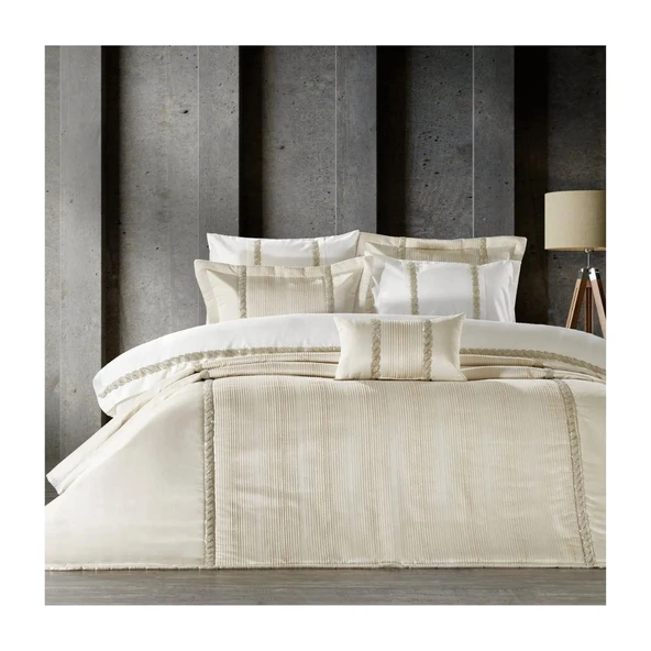 Zebra Casa Grace Yatak Seti 10 Parça Krem ürün görseli