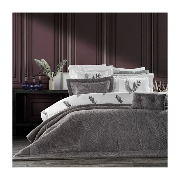 Zebra Casa Palmıra Yatak Seti Antrasıt ürün görseli