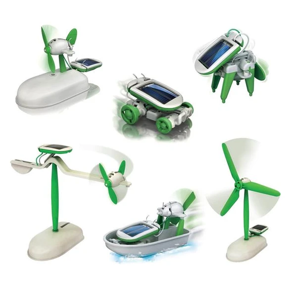 Powermaster PM-27138 5-14 Yaş Arası Solar Robot Eğitim - Deney Kiti