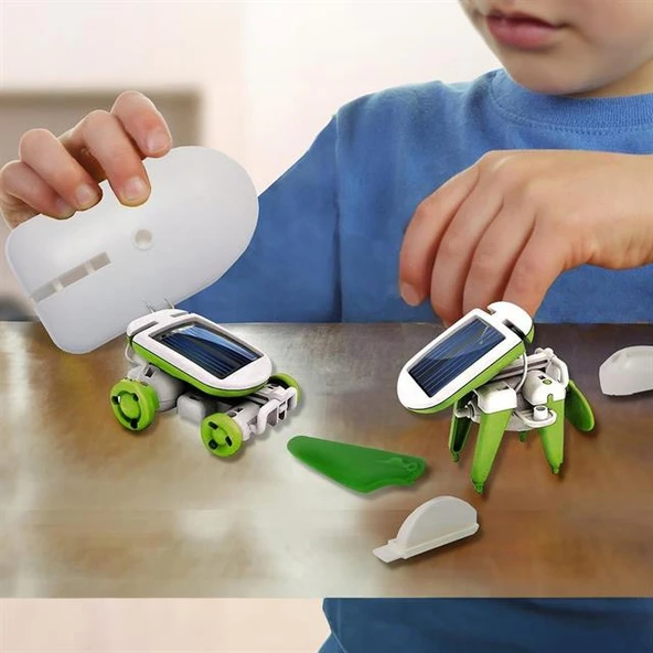 Powermaster PM-27138 5-14 Yaş Arası Solar Robot Eğitim - Deney Kiti - 4