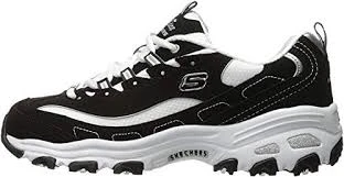 Skechers D'Lites Siyah Beyaz Erkek Spor Ayakkabı - 1