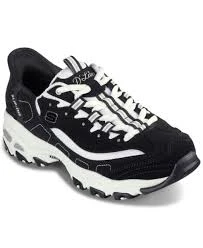 Skechers D'Lites Siyah Beyaz Erkek Spor Ayakkabı - 3