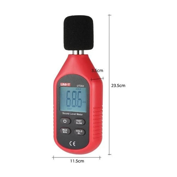 UNİT UT353 MİNİ SES DESİBEL ÖLÇME - 3
