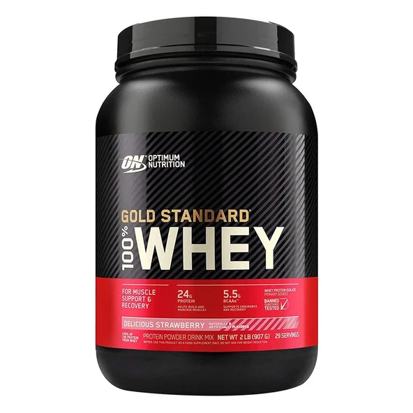 Optimum Nutrition Gold Standard Whey Protein Tozu 908 gr - AROMA SEÇENEKLİ - AYNI GÜN KARGODA