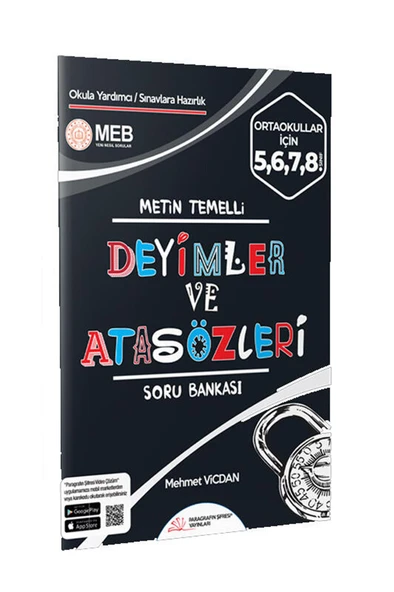Paragrafın Şifresi Orta Okullar İçin Deyimlar ve Atasözleri Soru Bankası
